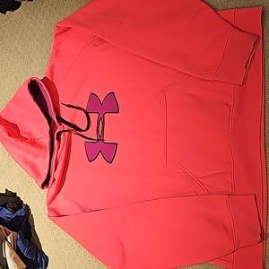Hot pink UA hoodie